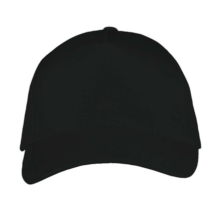 CASQUETTE PERSONNALISEE 'LONG BEACH' 260 GR/M² - noir