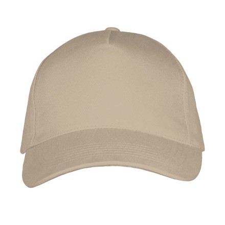 CASQUETTE PERSONNALISEE 'LONG BEACH' 260 GR/M² - beige