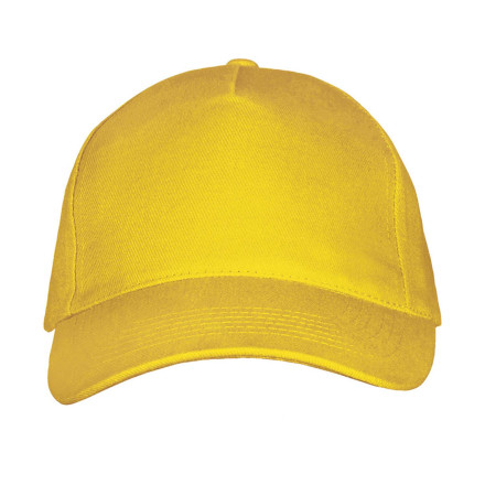 CASQUETTE PERSONNALISEE 'LONG BEACH' 260 GR/M² - jaune