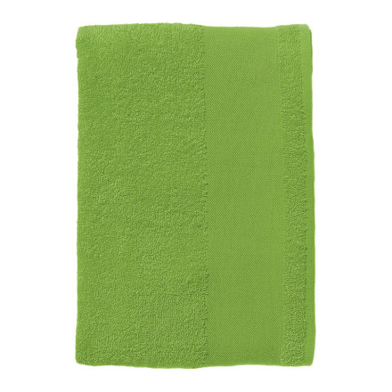 SERVIETTE DE BAIN PUBLICITAIRE 70X140 CM 'ISLAND' COULEUR - vert pomme