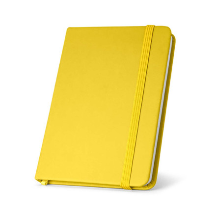 CARNET PERSONNALISABLE A6 NON LIGNÉ 'OLIVIER' - jaune