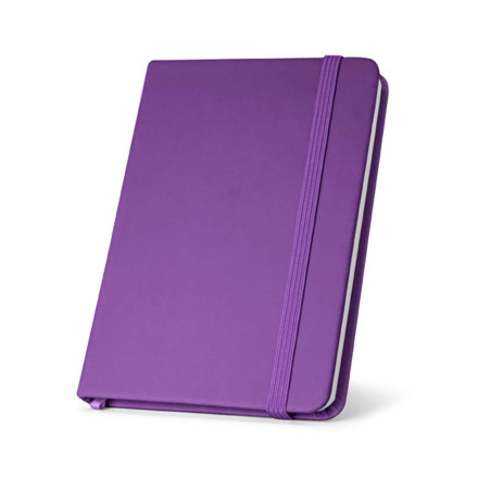 CARNET PERSONNALISABLE A6 NON LIGNÉ 'OLIVIER' - violet
