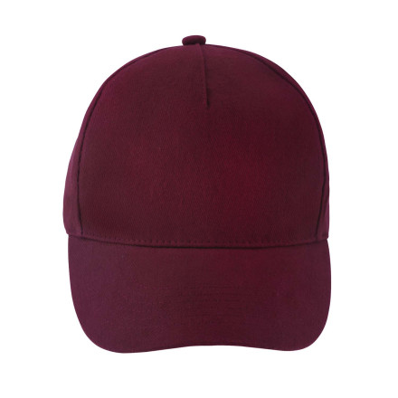 CASQUETTE PERSONNALISEE 'LONG BEACH' 260 GR/M² - bordeaux
