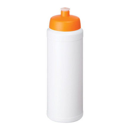 GOURDE PROMOTIONNELLE 'SKYRUN' CORPS BLANC 750 ML - orange