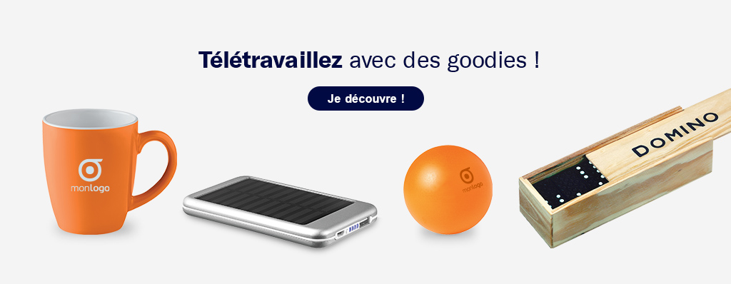 Offrez à vos collaborateurs des goodies télétravail publicitaires.